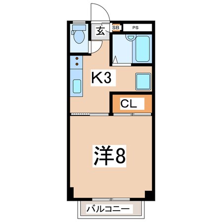 郡山駅 バス20分  鶴見坦1丁目下車：停歩5分 1階の物件間取画像